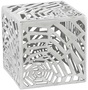 Casa Padrino Beistelltisch Silber 37 x 37 x H. 37 cm - Moderner Aluminium Tisch in W�rfelform - Wohnzimmerm�bel