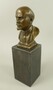 Casa Padrino Bronze Deko B�ste Lenin H. 19 cm - Schreibtisch Dekoration