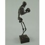 Casa Padrino Bronze Deko Skulptur Skelett H. 31 cm - Deko Accessoires