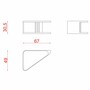 Casa Padrino Luxus Couchtisch mit 2 Beistelltischen Grau / Silber - Luxus Wohnzimmertisch Set - Luxus M�bel - Hotel M�bel - Wohnzimmer M�bel
