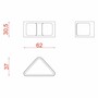 Casa Padrino Luxus Couchtisch mit 2 Beistelltischen Grau / Silber - Luxus Wohnzimmertisch Set - Luxus M�bel - Hotel M�bel - Wohnzimmer M�bel