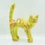 Casa Padrino Deko Figur Katze H. 32 cm - Verschiedene Farben - Deko Skulptur