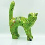 Casa Padrino Deko Figur Katze H. 32 cm - Verschiedene Farben - Deko Skulptur