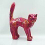 Casa Padrino Deko Figur Katze H. 32 cm - Verschiedene Farben - Deko Skulptur