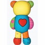 Casa Padrino Deko Figur Teddyb�r Herz Bunt H. 46 cm - Deko Skulptur