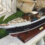 Casa Padrino Deko Segelschiff Pamier 93 cm - Handgefertigtes Modellschiff