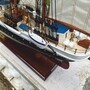 Casa Padrino Deko Segelschiff Pamier 93 cm - Handgefertigtes Modellschiff