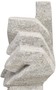 Casa Padrino Designer Sandstein Skulptur Hand Grau 18 x 13 x H. 41 cm - Deko Accessoires - Gartendeko
