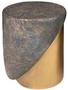 Casa Padrino Designer Hocker Antik Kupfer / Messing  41 x H. 48,5 cm - Runder Sitzhocker aus Glasfaserverst�rktem Beton - Luxus M�bel