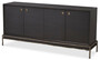 Casa Padrino Luxus Sideboard Anthrazitgrau / Bronzefarben 180 x 45 x H. 82 cm - Wohnzimmer M�bel - Hotel M�bel - Luxus Kollektion