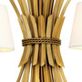 Casa Padrino Luxus Wandleuchte Antik Gold 47 x 24 x H. 53 cm - Hotel & Restaurant Wandlampe