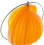 Casa Padrino Stehleuchte Silber / Orange  31 x H. 160 cm - Designer Lampe