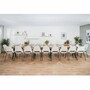 Casa Padrino Esstisch Beige / Schwarz 180-468 cm - Rechteckiger Ausziehbarer K�chentisch