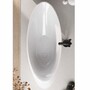Casa Padrino Freistehende Luxus Badewanne Hochglanz Wei� 205 cm - Made in Italy
