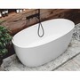 Casa Padrino Freistehende Luxus Badewanne Hochglanz Wei� 169,4 cm - Badezimmer M�bel