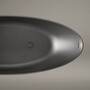 Casa Padrino Freistehende Luxus Badewanne in Eiform Graphit 170 cm