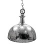 Casa Padrino H�ngeleuchte Silber  70 x H. 71 cm - Gro�e Aluminium Kuppelleuchte 