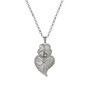 Casa Padrino Halskette Herz von Viana 4,5 cm aus Sterlingsilber