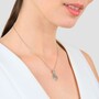 Casa Padrino Halskette K�nigin-Ohrring aus Sterlingsilber