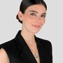 Casa Padrino Halskette Unsere Liebe Frau des Rosenkranzes von F�tima aus Vergoldetem Silber