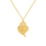 Casa Padrino Halskette Volles Herz aus 19,2Kt Gold mit Diamant