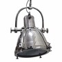 Casa Padrino Industrie Stil Metall H�ngeleuchte / Studioleuchte Silber 57 x 34 x H. 40 cm