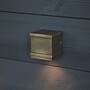 Casa Padrino Jugendstil Au�enwandleuchte 10 x 8 x H. 9 cm - Bronze - Nostalgische Wetterfeste Au�enleuchte