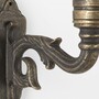 Casa Padrino Jugendstil Au�enwandleuchte 19 x 30 x H. 57 cm - Bronze - Nostalgische Wetterfeste Au�enleuchte