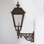 Casa Padrino Jugendstil Au�enwandleuchte 21 x 39 x H. 70 cm - Bronze - Nostalgische Wetterfeste Au�enleuchte