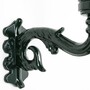 Casa Padrino Jugendstil Au�enwandleuchte 22 x 29 x H. 70 cm - Gr�n - Nostalgische Wetterfeste Au�enleuchte