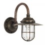 Casa Padrino Jugendstil Au�enwandleuchte 22 x 33 x H. 29 cm - Bronze - Nostalgische Wetterfeste Au�enleuchte
