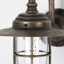 Casa Padrino Jugendstil Au�enwandleuchte 22 x 33 x H. 29 cm - Bronze - Nostalgische Wetterfeste Au�enleuchte