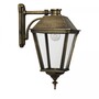 Casa Padrino Jugendstil Au�enwandleuchte 22 x 33 x H. 46 cm - Bronze - Nostalgische Wetterfeste Au�enleuchte
