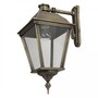 Casa Padrino Jugendstil Au�enwandleuchte 22 x 33 x H. 46 cm - Bronze - Nostalgische Wetterfeste Au�enleuchte