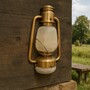 Casa Padrino Jugendstil Au�enwandleuchte 23 x 7 x H. 40 cm - Messing - Nostalgische Wetterfeste Au�enleuchte