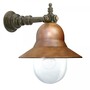 Casa Padrino Jugendstil Au�enwandleuchte 27 x 38 x H. 34 cm - Bronze - Nostalgische Wetterfeste Au�enleuchte