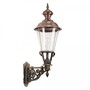 Casa Padrino Jugendstil Au�enwandleuchte 30 x 46 x H. 85 cm - Bronze - Nostalgische Wetterfeste Au�enleuchte