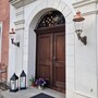 Casa Padrino Jugendstil Au�enwandleuchte 30 x 46 x H. 85 cm - Bronze - Nostalgische Wetterfeste Au�enleuchte