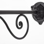 Casa Padrino Jugendstil Au�enwandleuchte 30 x 60 x H. 36 cm - Schwarz - Nostalgische Wetterfeste Au�enleuchte