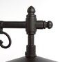 Casa Padrino Jugendstil Au�enwandleuchte 31 x 47 x H. 41 cm - Schwarz - Nostalgische Wetterfeste Au�enleuchte