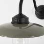 Casa Padrino Jugendstil Au�enwandleuchte 31 x 54 x H. 35 cm - Schwarz - Nostalgische Wetterfeste Au�enleuchte