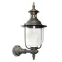 Casa Padrino Jugendstil Au�enwandleuchte 32 x 52 x H. 80 cm - Bronze - Nostalgische Wetterfeste Au�enleuchte 