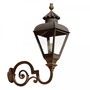 Casa Padrino Jugendstil Au�enwandleuchte 33 x 76 x H. 100 cm - Bronze - Nostalgische Wetterfeste Au�enleuchte
