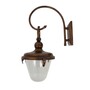 Casa Padrino Jugendstil Au�enwandleuchte 35 x H. 65 cm - Kupfer - Nostalgische Wetterfeste Au�enleuchte 