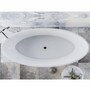 Casa Padrino Luxus Badewanne Hochglanz Wei� 180 cm - Badezimmer M�bel