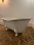Casa Padrino Jugendstil Badewanne Wei� / Wei� 170 cm - Freistehende Retro Stil Badewanne