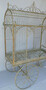 Casa Padrino Jugendstil Blumenwagen Rustikal Gr�n 140 x 95 x H. 210 cm - Nostalgischer Pflanzenwagen - Rustikale Garten & Terrassen Deko Accessoires