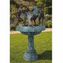 Casa Padrino Jugendstil Bronze Springbrunnen 4 Kinder H. 135 cm - Garten Deko
