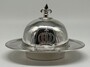 Pomp��s by Casa Padrino Luxus Barock Kaviarschale mit Deckel Silber - designed by Harald Gl��ckler