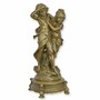 Casa Padrino Jugendstil Bronze Deko Figur Junge und M�dchen H. 58 cm 